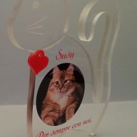 portafoto in plexiglass